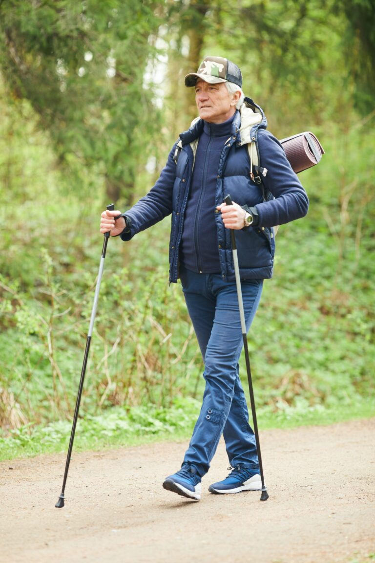 Nordic Walk in Forest