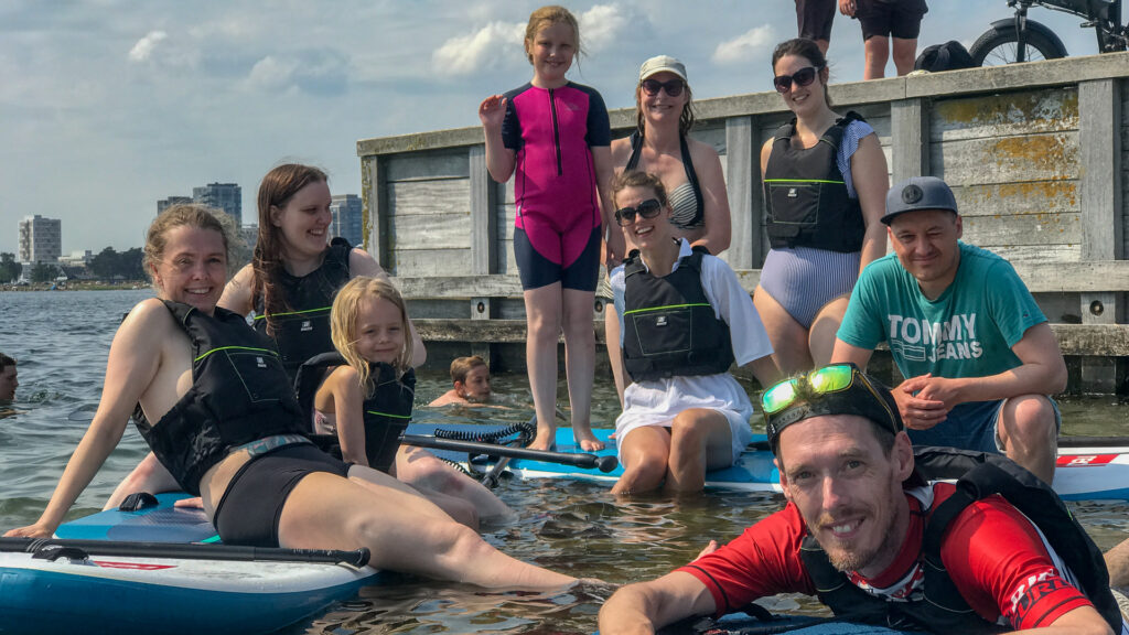 Stand up paddleboarding SUP