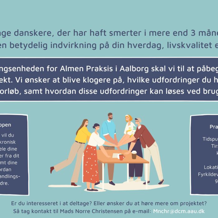 Forskningsenheden for almen praksis i Aalborg søger deltagere til nyt projekt