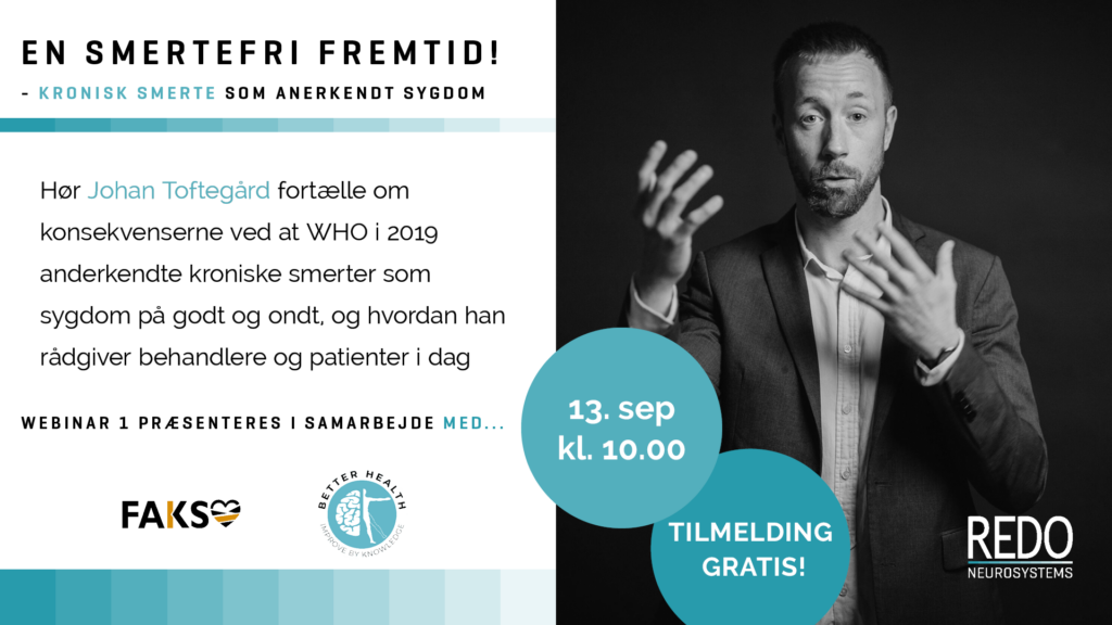 Kronisk smerte som anerkendt sygdom (webinar)
