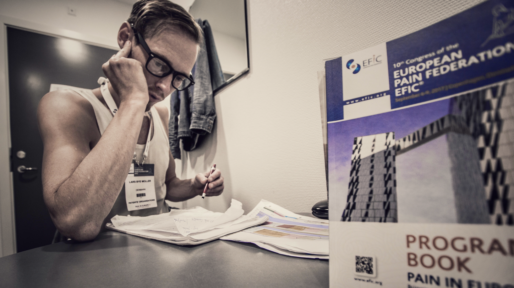 Lars Bye Møller læser program ved EFIC smertekonference 2017