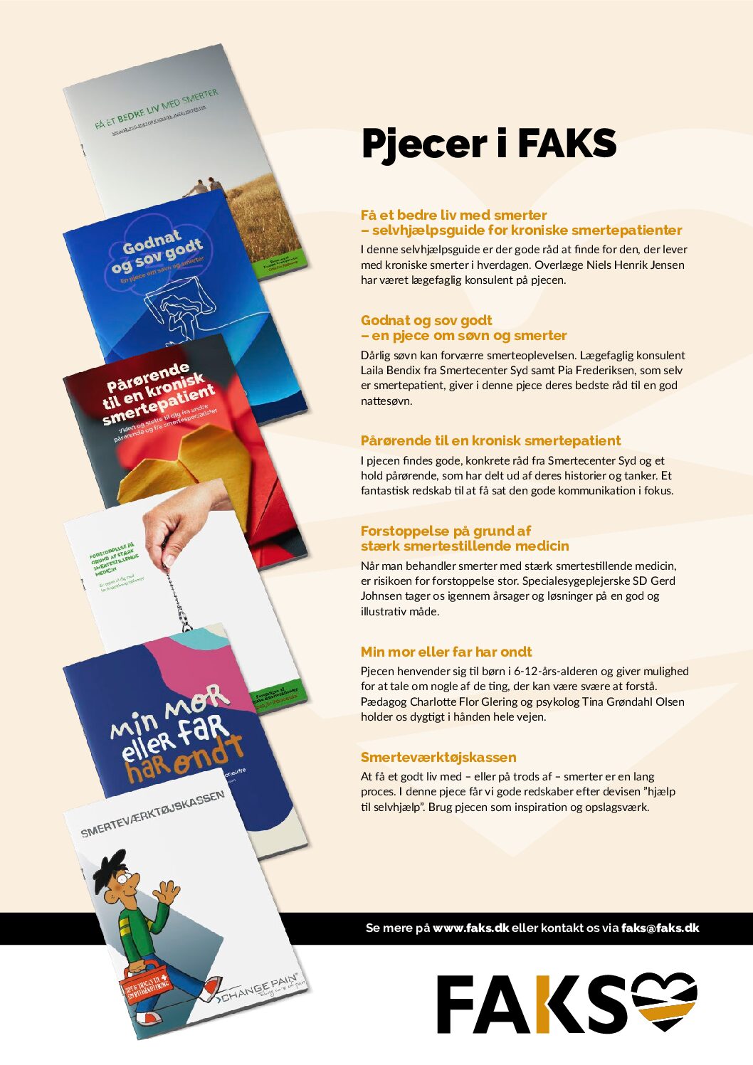 Patientpjecer og informationsmaterialer