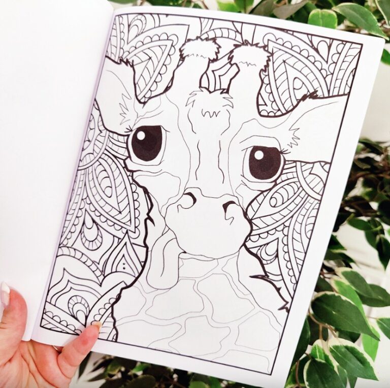 mandala_tegning_giraf