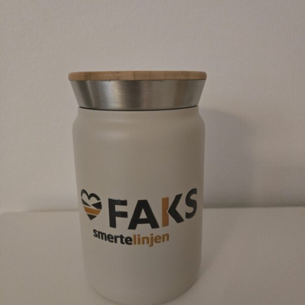 Krus med FAKS logo